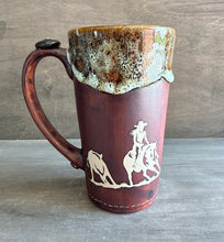 Load image into Gallery viewer, Lady Cutting Horse Mug - Shipping Included