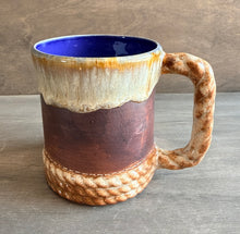 Load image into Gallery viewer, Team Roping Mug (blue interior) - Shipping Included