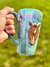 Load image into Gallery viewer, CUSTOM - Your Horses Markings Mug with drippy glazes