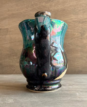 Load image into Gallery viewer, Reining Horse Mug - Turquoise and Outlaw Obsidian - Shipping Included