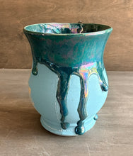 Load image into Gallery viewer, Cutting Horse Mug - Turquoise and Teal - Shipping Included