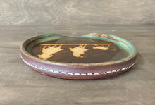 Load image into Gallery viewer, Team Roping Spoon Rest in Patina Steel - Shipping Included