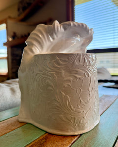 Horse Head Planter - Ready To Ship or for Horses Hair