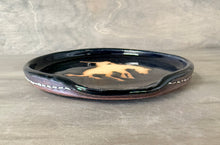 Load image into Gallery viewer, Bucking Horse Horse Spoon Rest in Outlaw Obsidian - Shipping Included