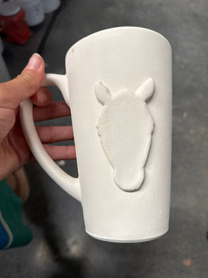 CUSTOM - Your Horses Markings Mug with drippy glazes