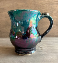Load image into Gallery viewer, Reining Horse Mug - Turquoise and Outlaw Obsidian - Shipping Included