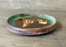 Load image into Gallery viewer, Woman Cutting Horse Spoon Rest in Patina Steel - Shipping Included