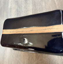 Load image into Gallery viewer, Bucking Horse Butter Dish in Outlaw Obsidian - Shipping Included