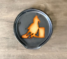 Load image into Gallery viewer, Barrel Racer Spoon Rest in Gunmetal!  Shipping Included