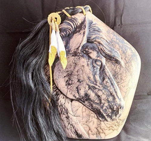 Custom Horse Hair Vase