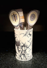 Load image into Gallery viewer, Tall Horse Hair Utensil Holder