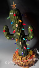 Load image into Gallery viewer, Ceramic Cactus Christmas tree - Large (16”)