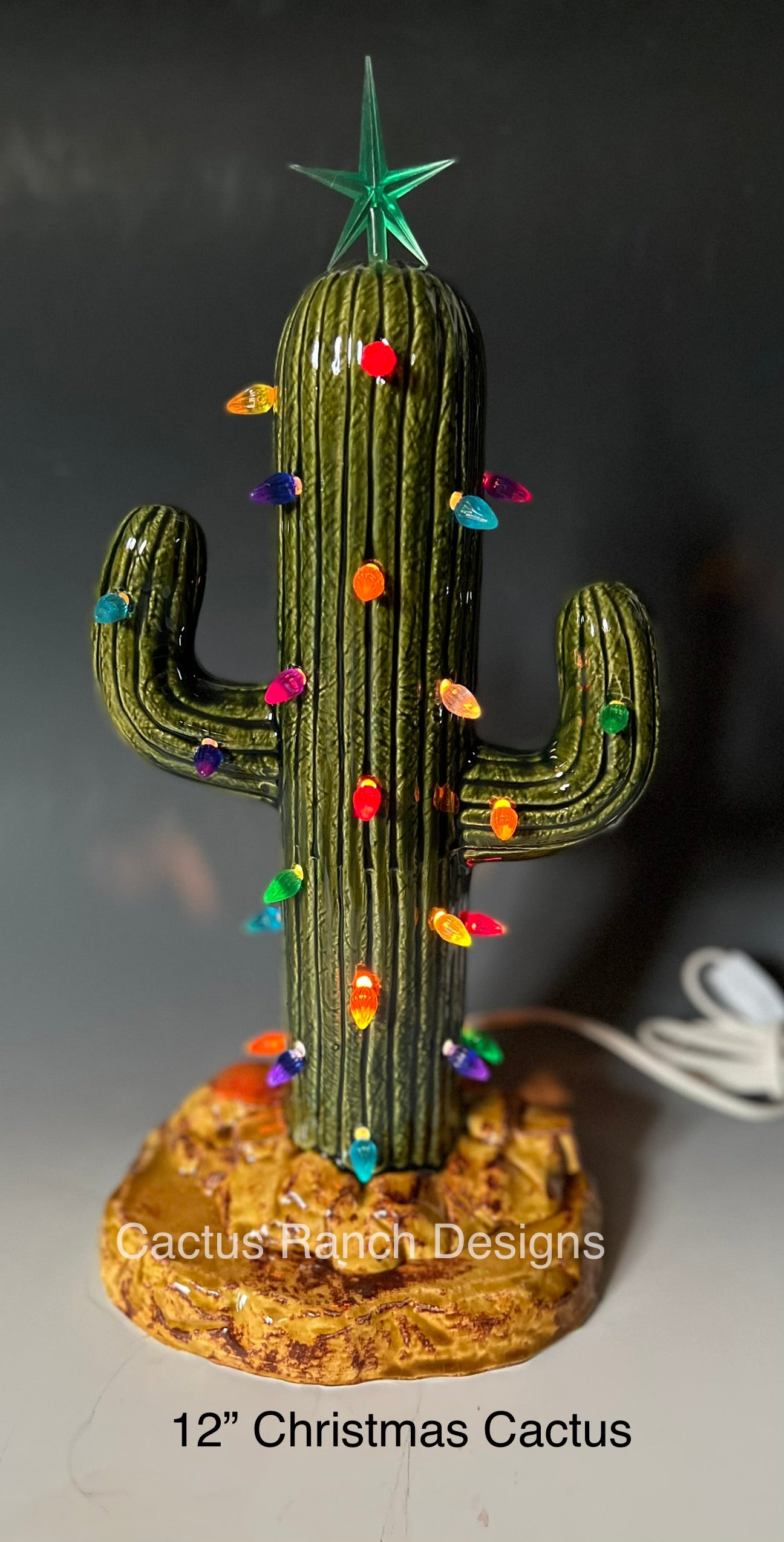 PREORDER Ceramic Cactus Christmas Tree - Medium (12”) – Cactus